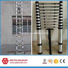 2016 hot sale bamboo ladder,straight telescopic ladder,aluminum telescopic ladder